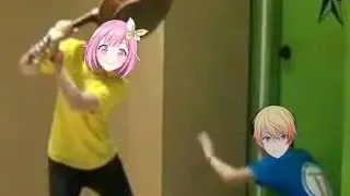 Playing Rin-Chan but every gold note/flick note is Tsukasa and Emu (Project Sekai)