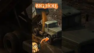 UNLOADING🌪️SAND 🚧🫤| #roadcraft #gaming #shorts #viral #trending #song #truck #indiangamer #aloo #jcb