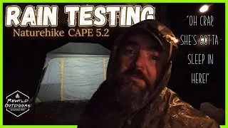 Палатка Naturehike Cape 5.2 | Тестирование на дождь #тестированиеснаряжения #обзорыснаряжения #по...