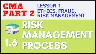 CMA Part 2 | Lesson 1-6: Risk Management Process | CMA Free Lessons (English)