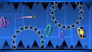 An old layout collab with a friend | Geometry dash