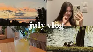 summer vlog: early mornings, sunsets, sims, fromis_9 and home cooking