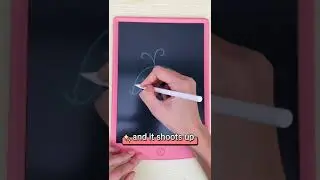 How to use NEWYES LCD writing tablet to draw a whale🐳