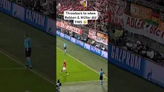1000 IQ play by Robben & M&uuml;ller 🤯