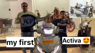 My first Activa / 🥰 / family vlogs 