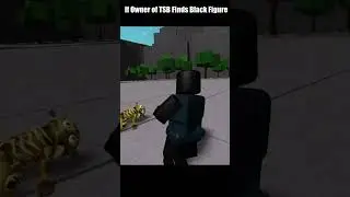 If Owner of TSB finds Black Figure #thestrongestbattlegrounds #saitamabattlegrounds #roblox #tsb