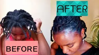 Step by step on how to RETWIST dreadlocks||dreadlock retwist tutorial||Steffi Nixon