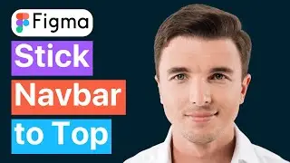 Как закрепить панель навигации сверху при прокрутке в Figma