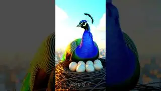 &ldquo;The Happy Morning of the Peacock Family 🌅 | 3D Cinematic Emotional Story&rdquo; #ai #aishorts #peacock