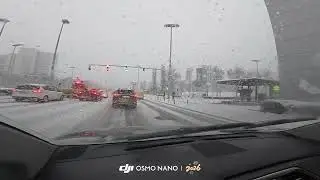 Zageb 1st snow driving in 2026