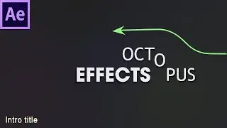 After Effects tutorial - Create extremely simple Intro Title - 142