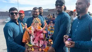 🛕🚩🇮🇳Ganpati Visarjan 2024 Uk 🇬🇧 Leicester