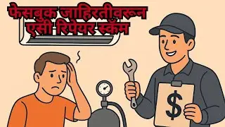 AC repair scam through Facebook advertisement; Daewoo Naik of Talgaon falls victim to fraud