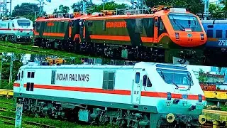 Brand New Aerodynamic WAP7 & Aerodynamic Amrit Bharat Express WAP7 🚆| Banaras Locomotive Works - BLW