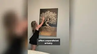 3D Minimalist Tree of Life Wall Art