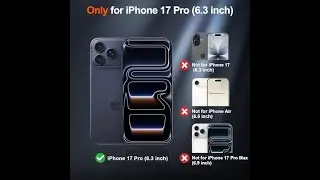 Чехол для iPhone 17 Pro, совместимый с чехлом MagSafe Military Cover