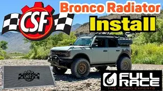 Установка радиатора CSF Performance на Bronco 6-го поколения