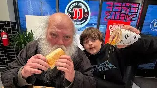 Jimmy John&rsquo;s New Ham & Three Cheese Melt!! Food review by Pops and Jt of restaurant junkies!!