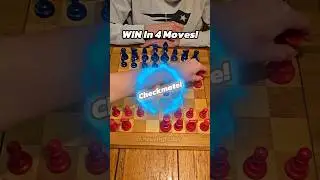 WIN In 4 Moves With This BRUTAL Trap‼️💎| Chess Fight | #chess  #chessgame #chesscom #fyp #viral