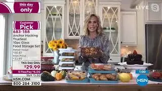 Anchor Hocking TrueSeal 10piece Glass Food Storage Set