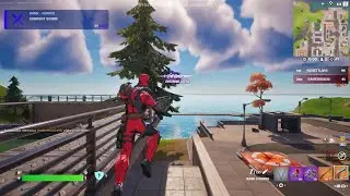 Playing Fortnite Sniper one-shot with my older sister...