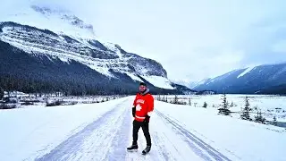 Skating the LONGEST Ice rink in the world