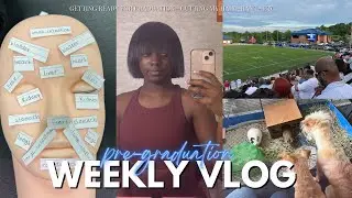 PRE-GRADUATION VLOG 2023: getting ready for college graduation, cutting my hair, dog sitting, etc 🎓