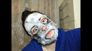 Reviewing the [PUREDERM] Deep Purifying Black O2 Bubble Mask Volcanic [ Korean Beauty Products ]