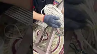Amazing Traditional Hand Weaving Technique: How a Paper Cord Chair is Made
