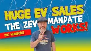 Huge EV Sales! The ZEV Mandate is working and EV sales are Massively up in November 2024