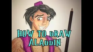 How to draw Aladdin - easy step by step art tutorial for kids