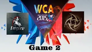 Empire vs NIP, 2 игра, WCA 2015 European Qualifiers (Русскоязычный стрим)