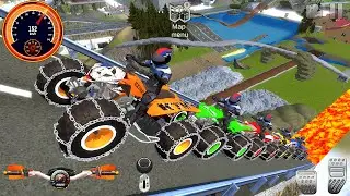 Impossible Dirt Quad Bikes Racing Game #2 - Extreme Motocross ATV Bike Stunts - Android IOS Gameplay