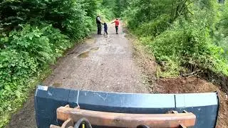 Forest Road Maintenance (2) - Removing The Embankment