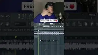 Enregistrement studio 🔴 | Je freestyle sans autotune ❌❌❌