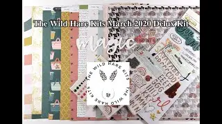 *German* The Wild Hare Kits March 2020 Kit unboxing video