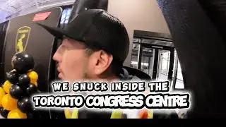We snuck inside the Toronto congress centre to meet Stefano Narducci  !!!! 