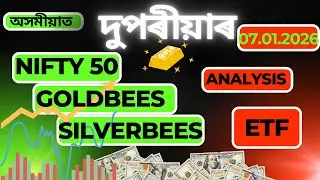🌞দুপৰীয়াৰ Nifty, Goldbees, Silverbees Analysis 🌼ll Market Analysis 2026