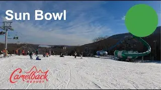 Skiing Sun Bowl at Camelback Mountain Resort