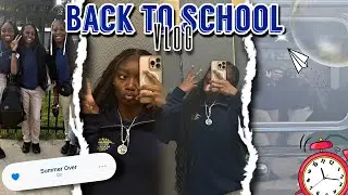 GRWM First Day of School ( Junior Year 🎀) + Vlog | cordaytaylorr 