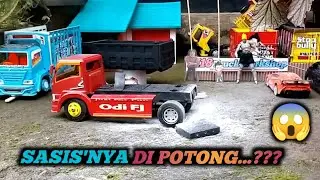 Truk trending topic ganti Bak Dump tambah keren Borr 🥳 | versi miniatur truk |