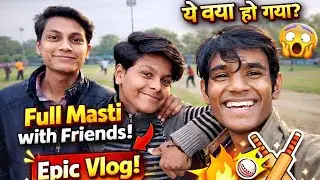 Playing cricket with friends on fun mode vlog 01 . Epic vlog#cricket playing #epic vlog