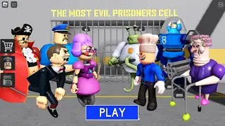 Barry Prison Run! Hard Mode - Item Unlocked All Morphs Full Gameplay#roblox 