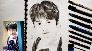 Drawing:GONG MYUNG(공명)Ex Member 5URPRISE~Speed Drawing/Pencil Sketch