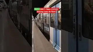 SNCF Class Z20500 leaving Gare du Nord 26.7