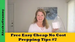 Prepping Free Easy Cheap No Cost Prepping Tips #7  Preppers Toilet Paper Bug Out Bag Must Have