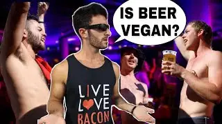 Frat Guys Clash With Vegans! | IS BEER VEGAN?