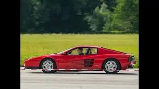 Living the 80s Dream: Ferrari Testarossa Flying Laps #testarossa #ferrariclub #ferrarisound