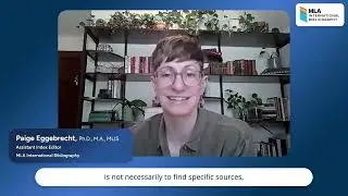 Strategies for Teaching the MLA International Bibliography: Exploratory Research and News Reporting