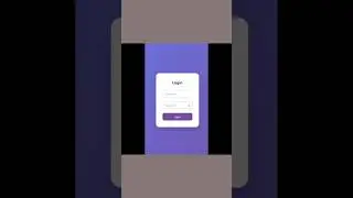 creating login form using html css #tranding #coding #edit #shorts
